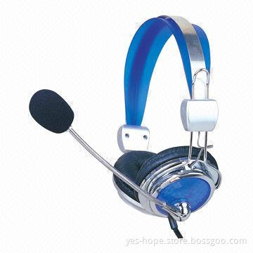 Excellent Sound Wired Headphone with Mic for Computers, 20Hz-20kHz Frequency Range